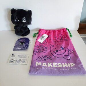 Rare Makeship Gracie Plushie with Bag by Purr.in.ink plus Pin - New with Tags